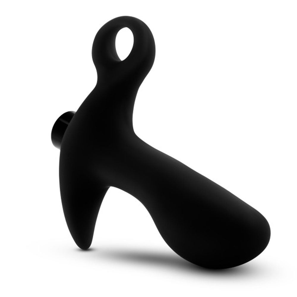 Anal Adventures - Platinum - Silicone Vibrating Prostate Massager 01 - Black | 819835025047 | Available at EroticWarehouse.com