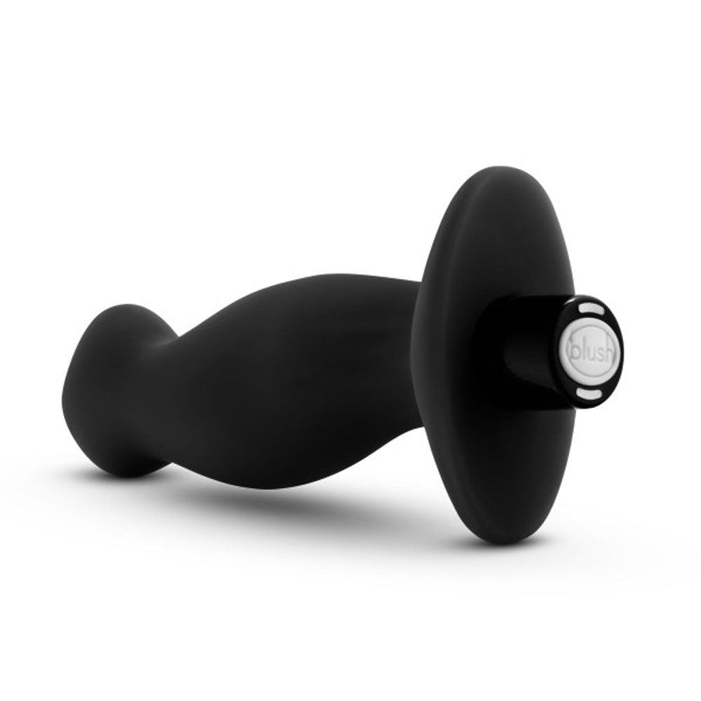 Anal Adventures - Platinum - Silicone Vibrating Prostate Massager 02 -Black | 819835026471 | Available at EroticWarehouse.com