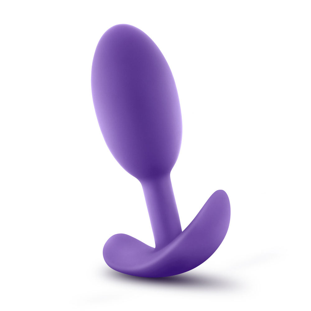 Luxe - Wearable Vibra Slim Plug - Medium - Purple | 819835022879 | Available at EroticWarehouse.com
