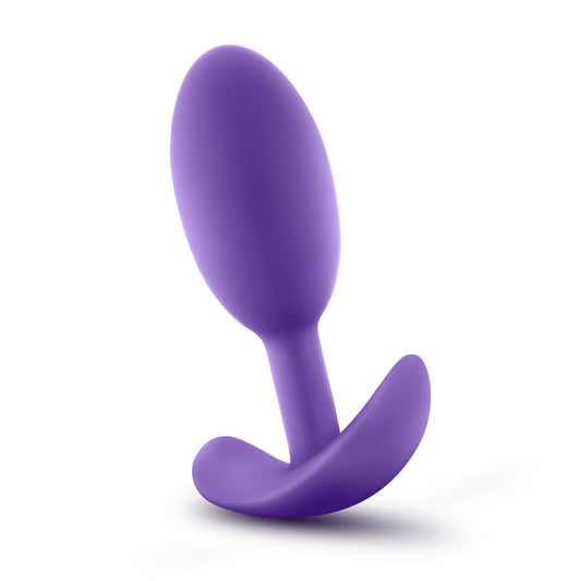 Luxe - Wearable Vibra Slim Plug - Medium - Purple | 819835022879 | Available at EroticWarehouse.com