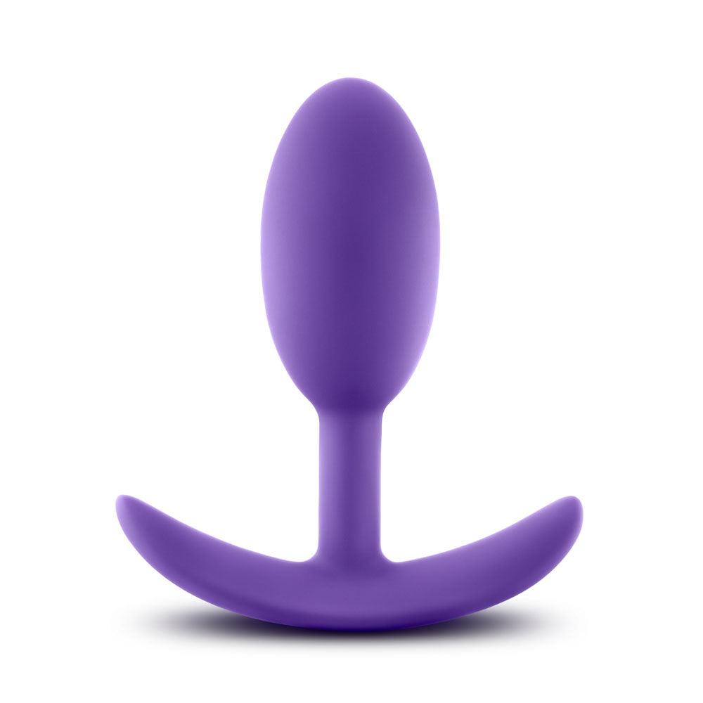Luxe - Wearable Vibra Slim Plug - Medium - Purple | 819835022879 | Available at EroticWarehouse.com