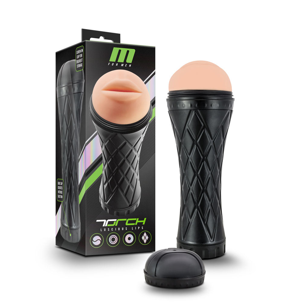 M for Men - the Torch - Luscious Lips - Vanilla | 819835022589 | Available at EroticWarehouse.com