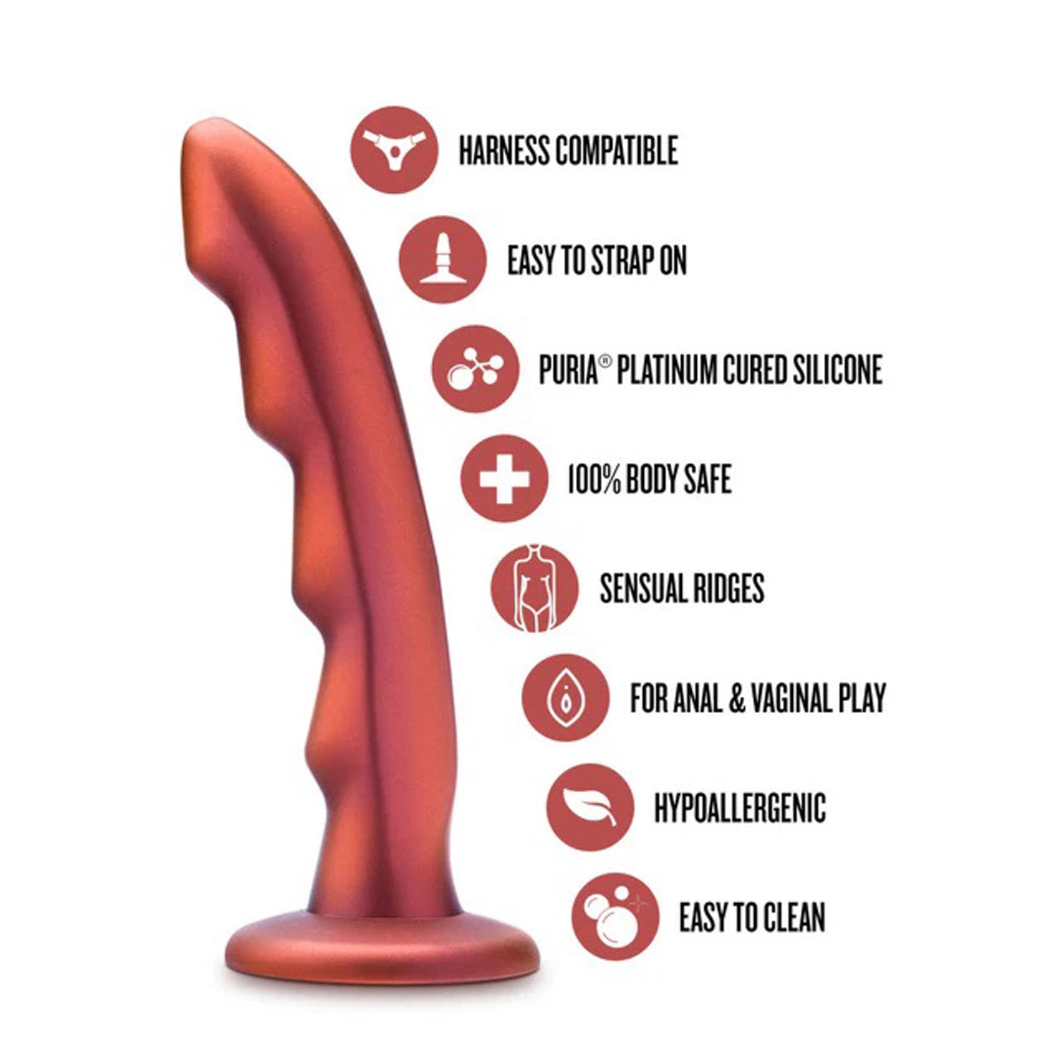 Temptasia Jealousy Peg Red Rouge | 810138370605 | Available at EroticWarehouse.com