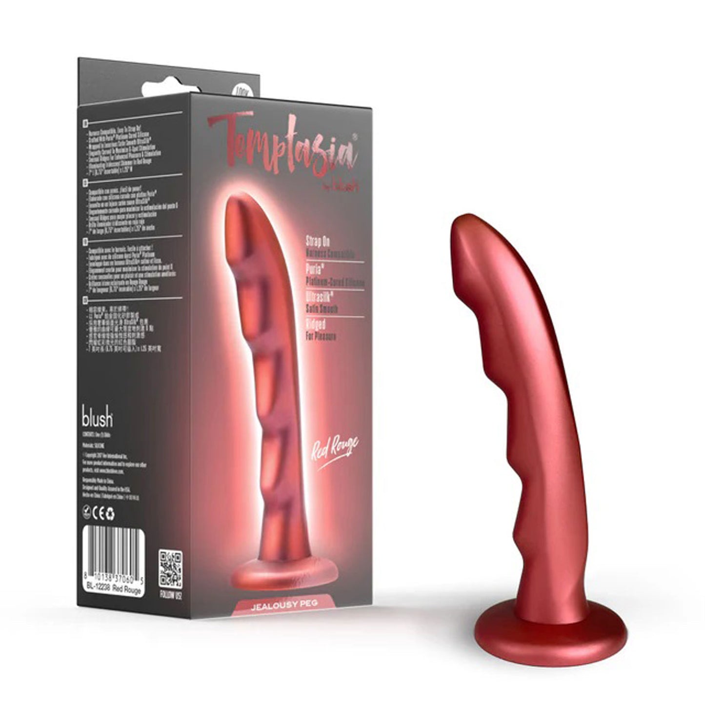 Temptasia Jealousy Peg Red Rouge | 810138370605 | Available at EroticWarehouse.com
