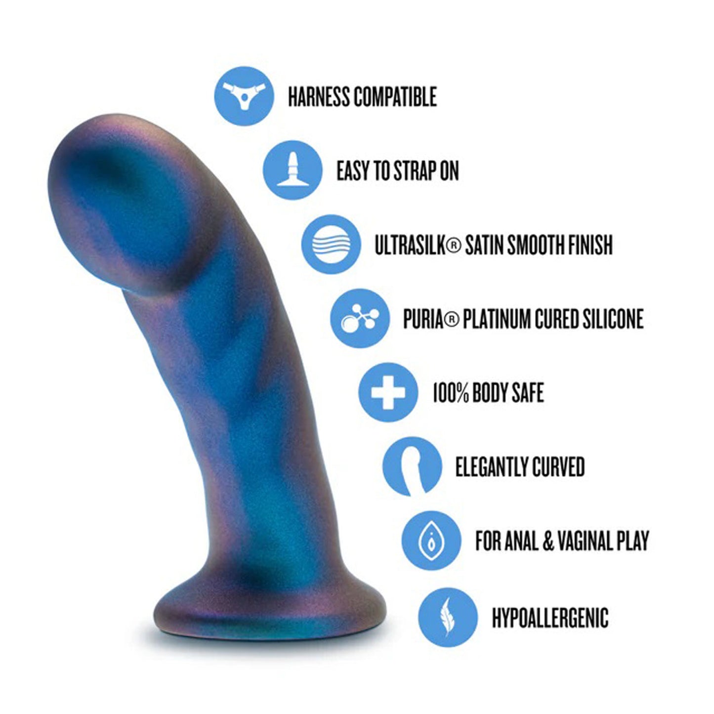 Temptasia Rebellion Peg Blue Erotic | 810138370575 | Available at EroticWarehouse.com