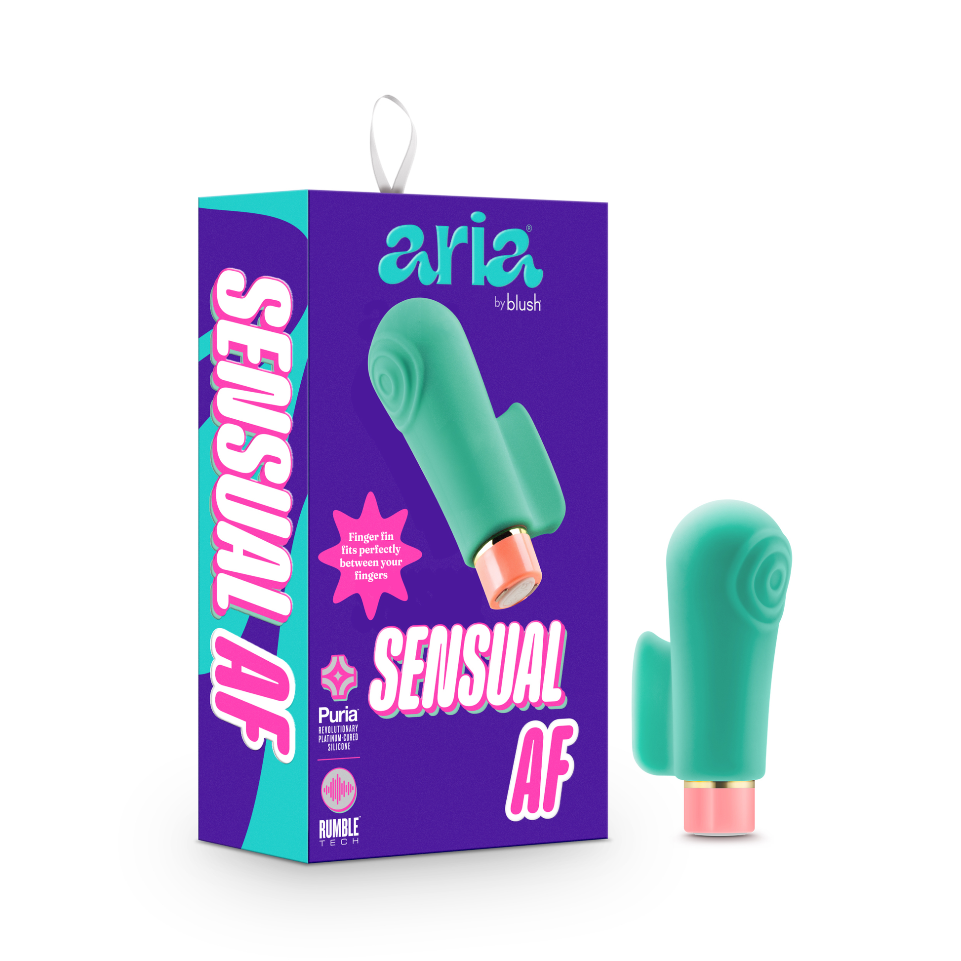 Aria - Sensual Af - Teal | 819835028758 | Available at EroticWarehouse.com