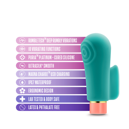 Aria - Sensual Af - Teal | 819835028758 | Available at EroticWarehouse.com