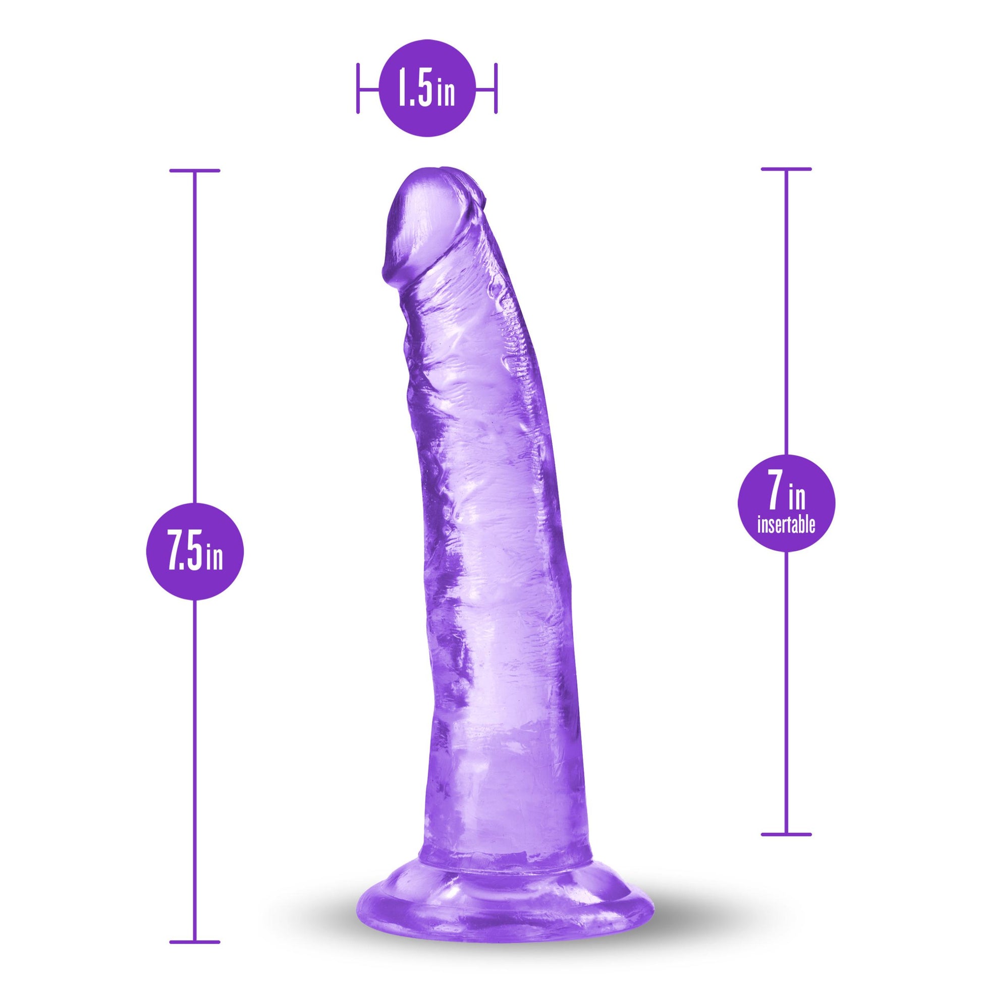 B Yours Plus - Lust N Thrust - Purple | 819835026747 | Available at EroticWarehouse.com