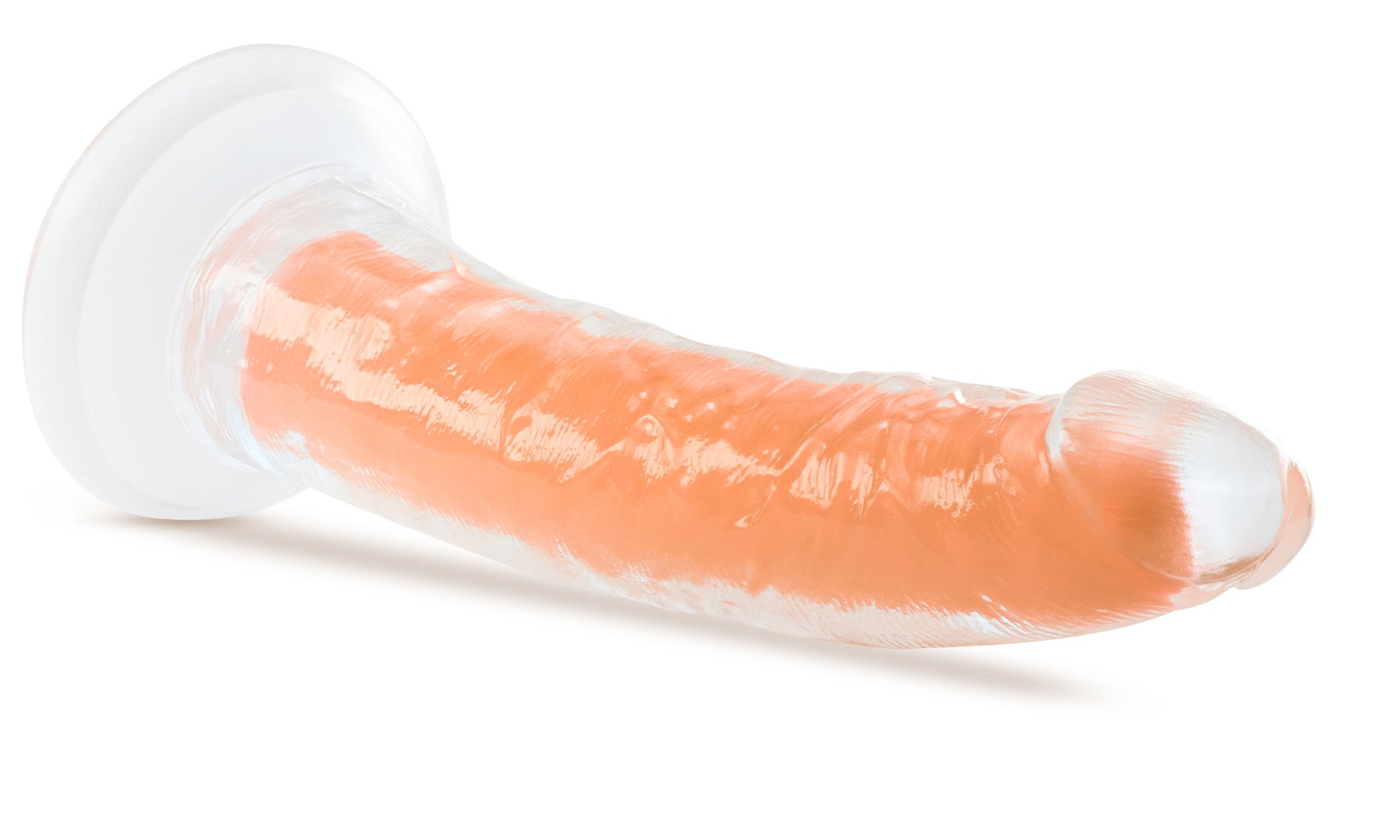 Neo Elite Glow in the Dark - Lavo - 7 Inch Silicone Dual Density Dildo - Neon Orange | 819835026044 | Available at EroticWarehouse.com