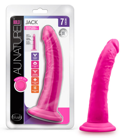 Au Naturel - Bold - Jack - 7 Inch Dildo - Pink | 819835027270 | Available at EroticWarehouse.com