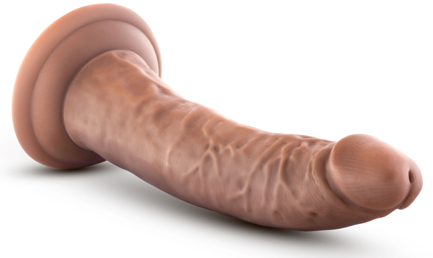 Au Naturel - Jack - 7 Inch Dildo - Mocha | 819835027263 | Available at EroticWarehouse.com