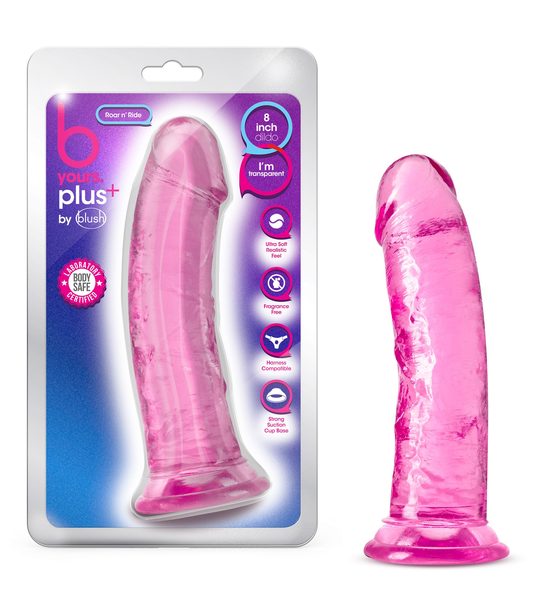 B Yours Plus - Roar N” Ride - Pink | 819835026761 | Available at EroticWarehouse.com