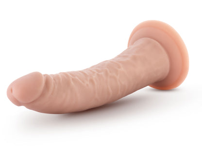 Dr. Skin Plus - 7 Inch Posable Dildo - Vanilla | 819835028444 | Available at EroticWarehouse.com
