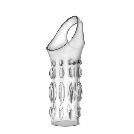 Performance Studded Sleeve Ring - Clear | 853858007550 | Available at EroticWarehouse.com