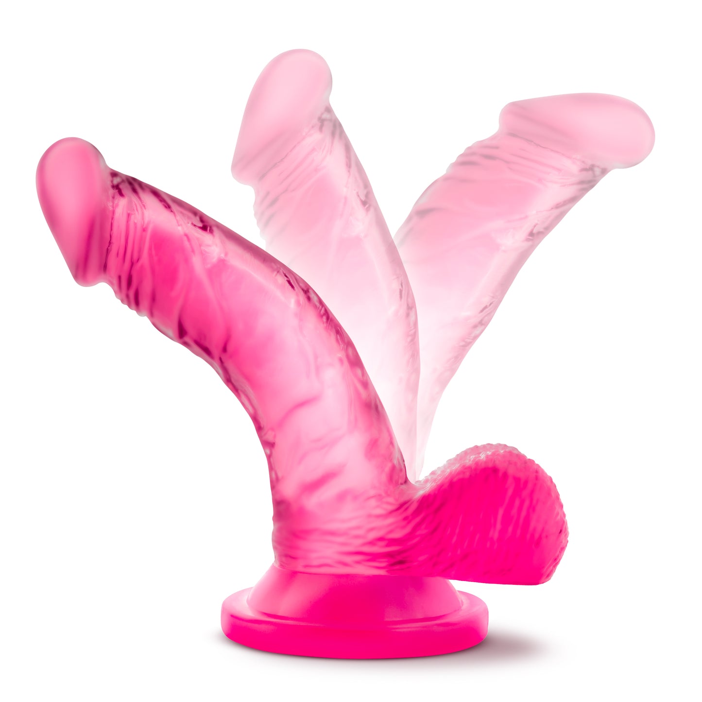 Naturally Yours - 4 Inch Mini Cock - Pink | 819835020240 | Available at EroticWarehouse.com