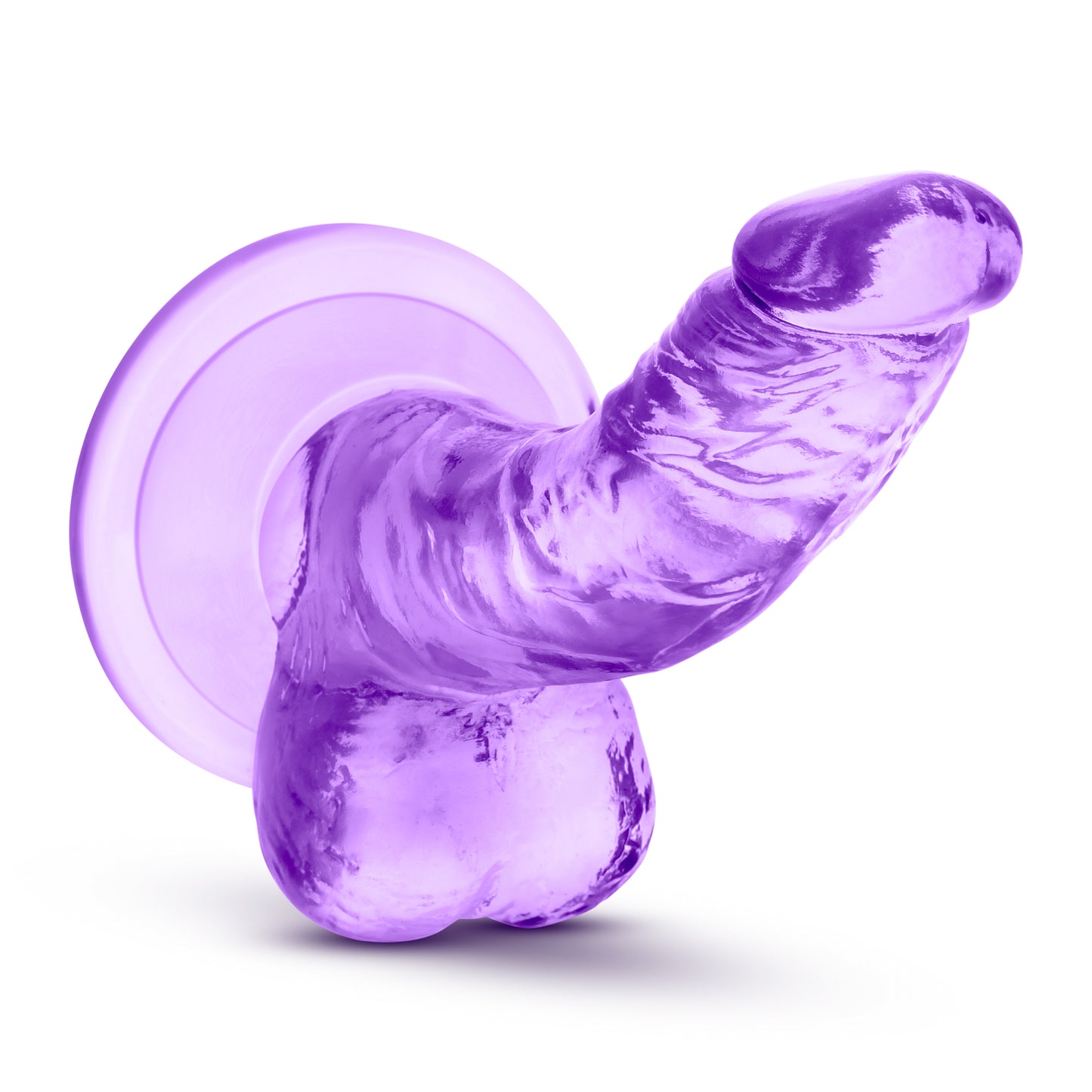 Naturally Yours - 4 Inch Mini Cock - Purple | 819835020257 | Available at EroticWarehouse.com