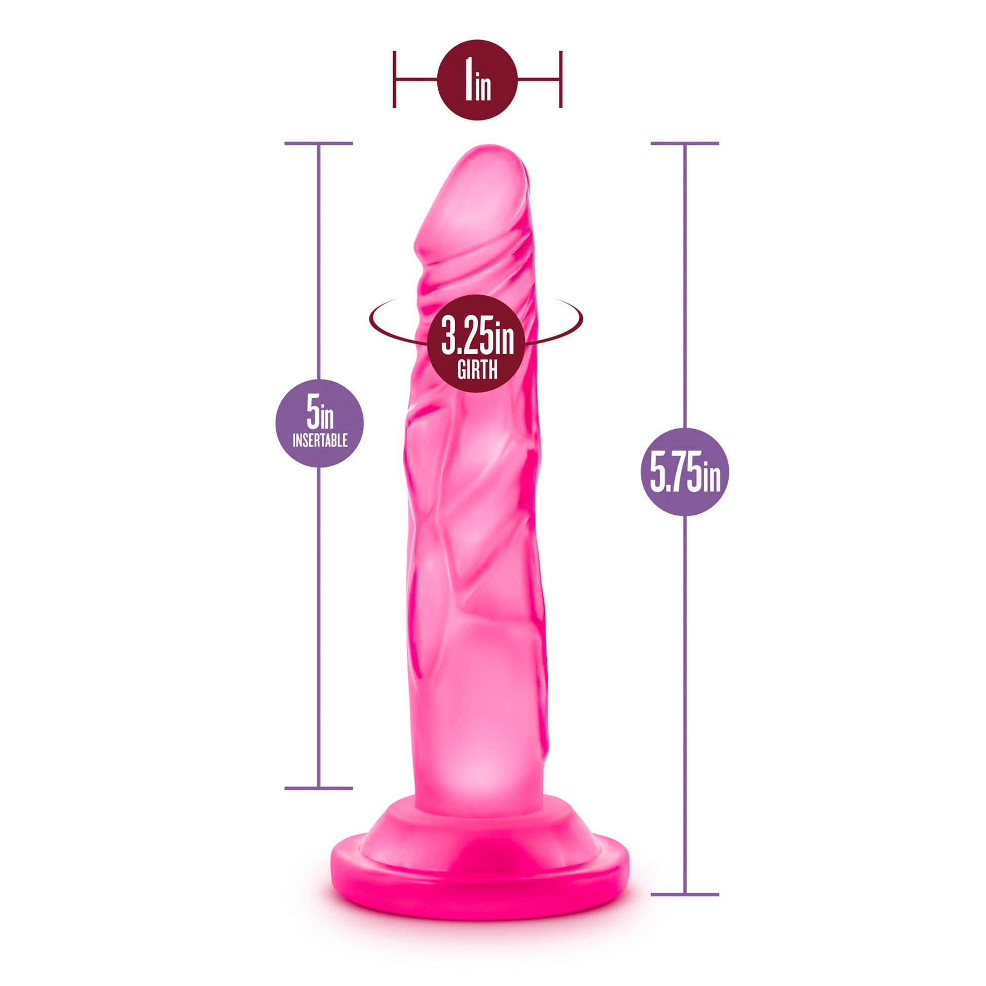 Naturally Yours - 5 Inch Mini Cock - Pink | 819835020271 | Available at EroticWarehouse.com