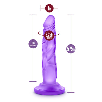 Naturally Yours - 5 Inch Mini Cock - Purple | 819835020264 | Available at EroticWarehouse.com
