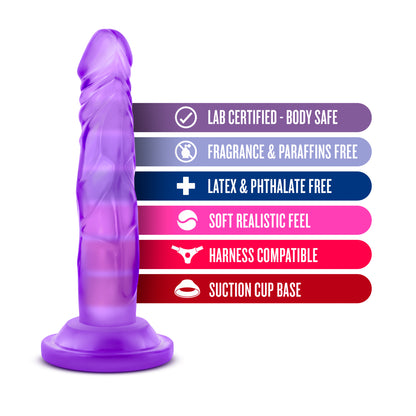 Naturally Yours - 5 Inch Mini Cock - Purple | 819835020264 | Available at EroticWarehouse.com