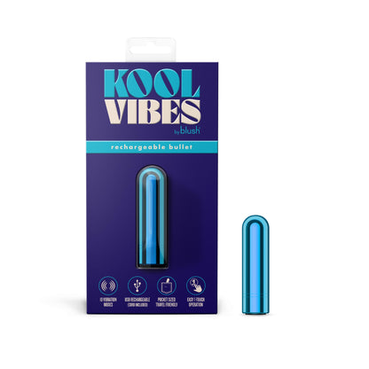 Kool Vibes - Rechargeable Mini Bullet - Blueberry | 850002870558 | Available at EroticWarehouse.com