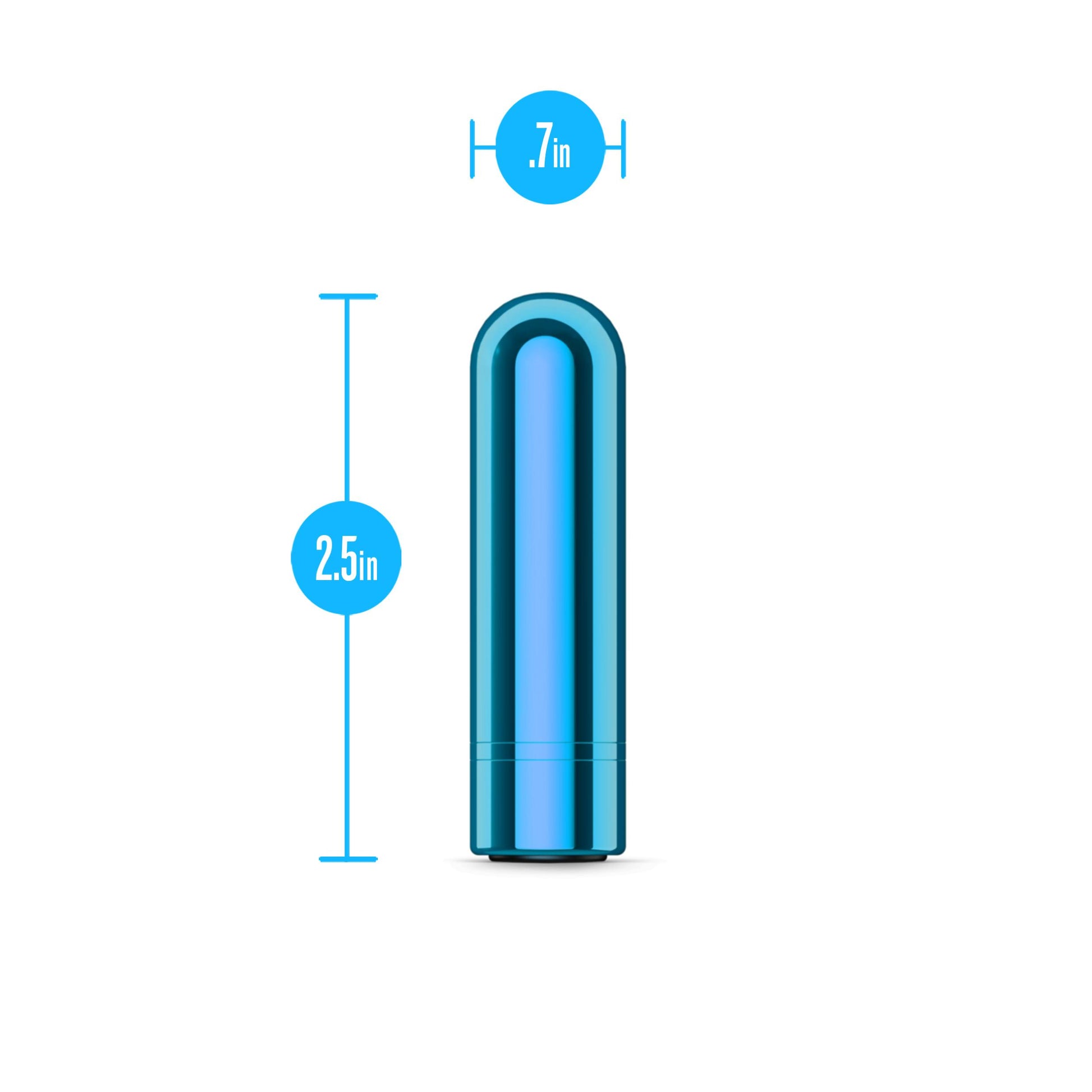 Kool Vibes - Rechargeable Mini Bullet - Blueberry | 850002870558 | Available at EroticWarehouse.com