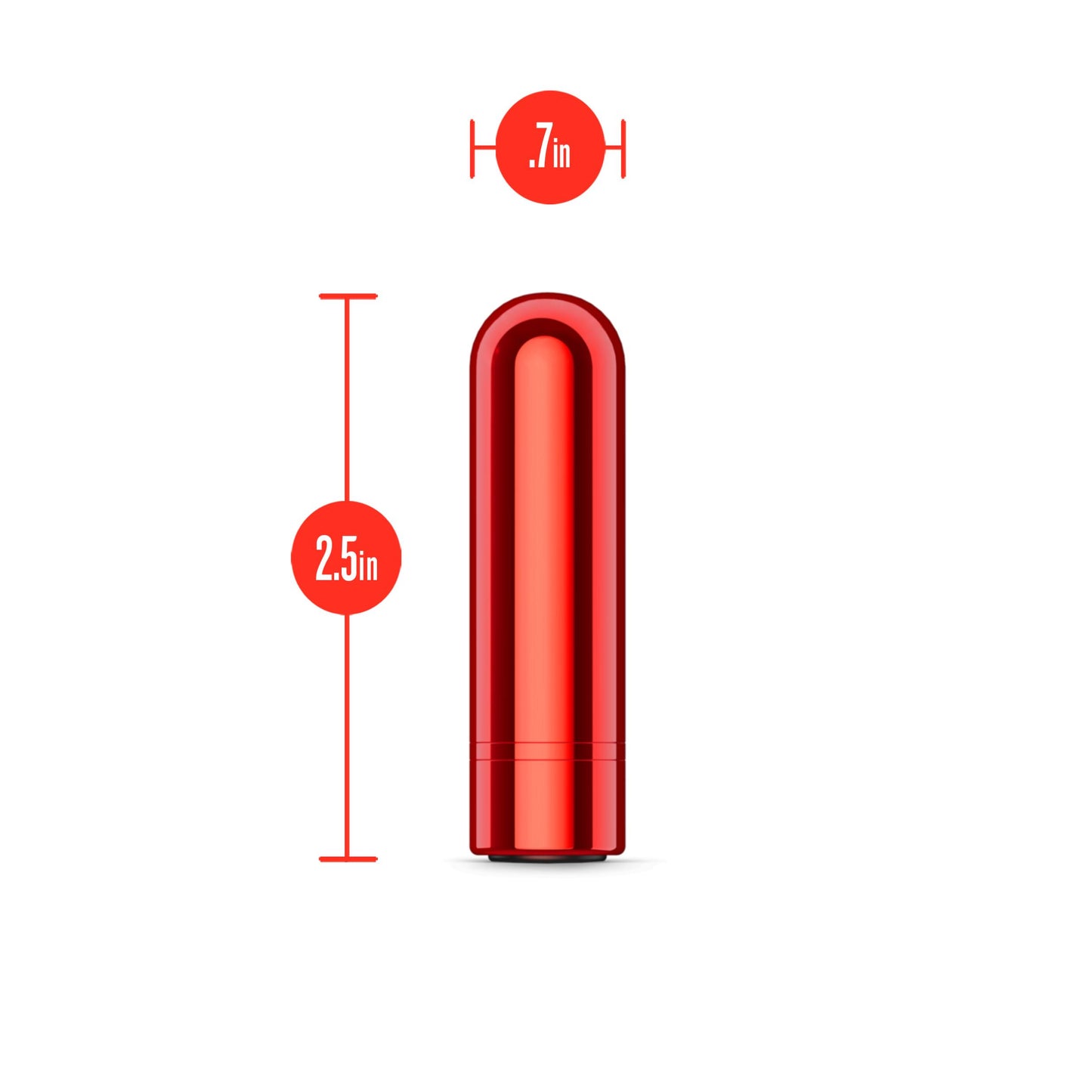 Kool Vibes - Rechargeable Mini Bullet - Cherry | 850002870503 | Available at EroticWarehouse.com