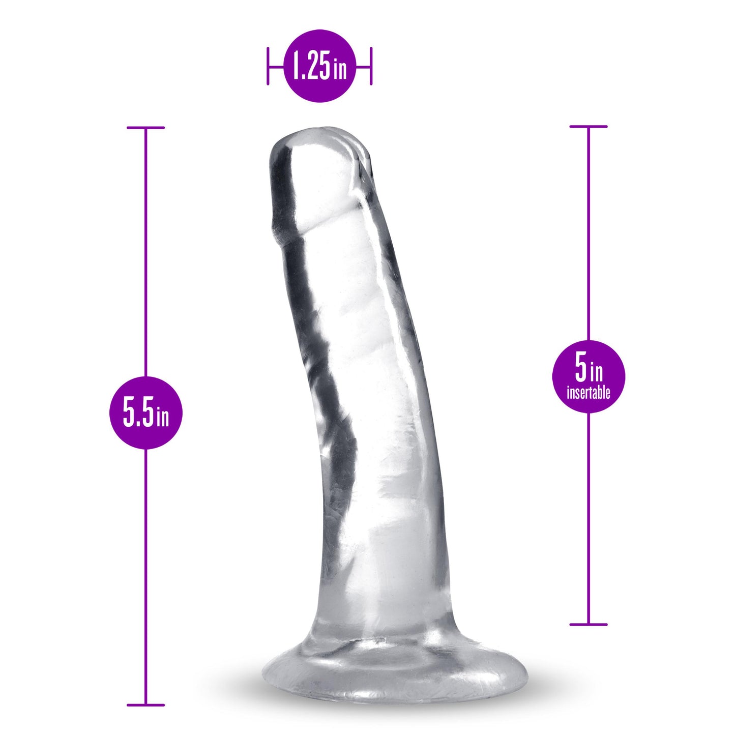 B Yours Plus - Hard N Happy - Clear | 819835026723 | Available at EroticWarehouse.com