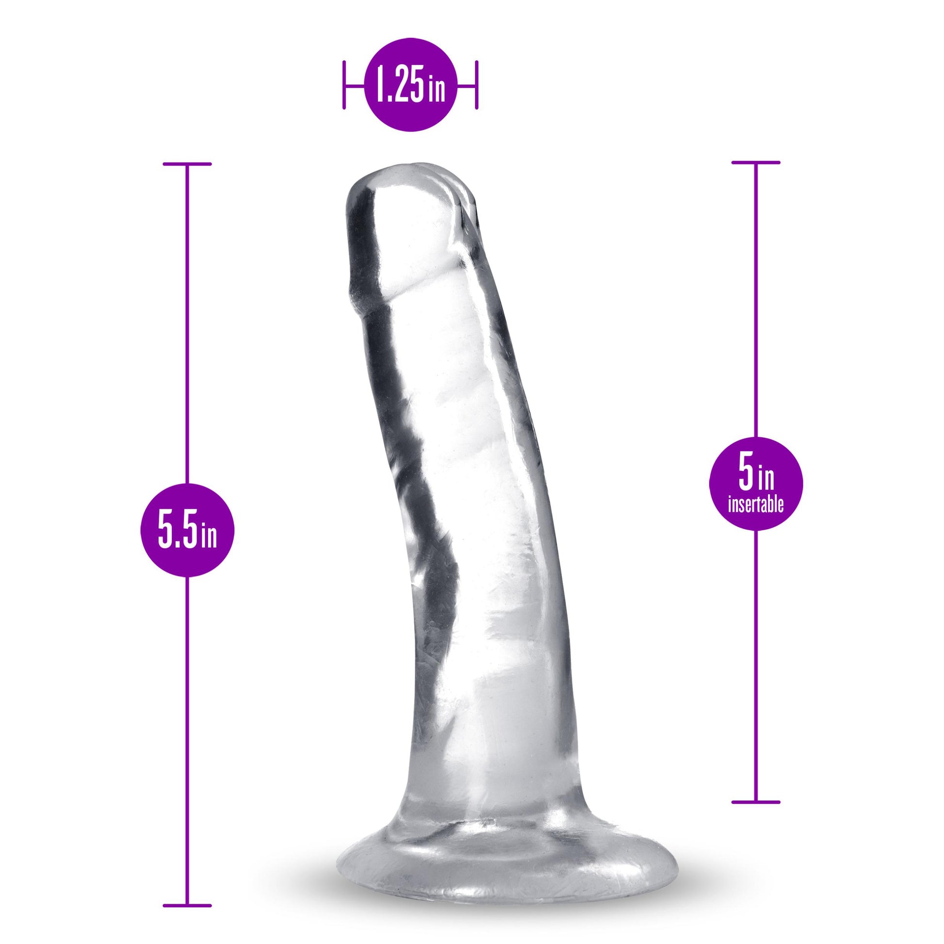 B Yours Plus - Hard N Happy - Clear | 819835026723 | Available at EroticWarehouse.com