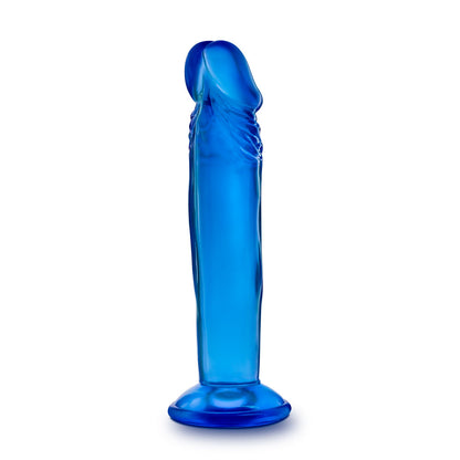 B Yours - Sweet n' Small 6 Inch Dildo With Suction Cup - Blue | 819835023111 | Available at EroticWarehouse.com