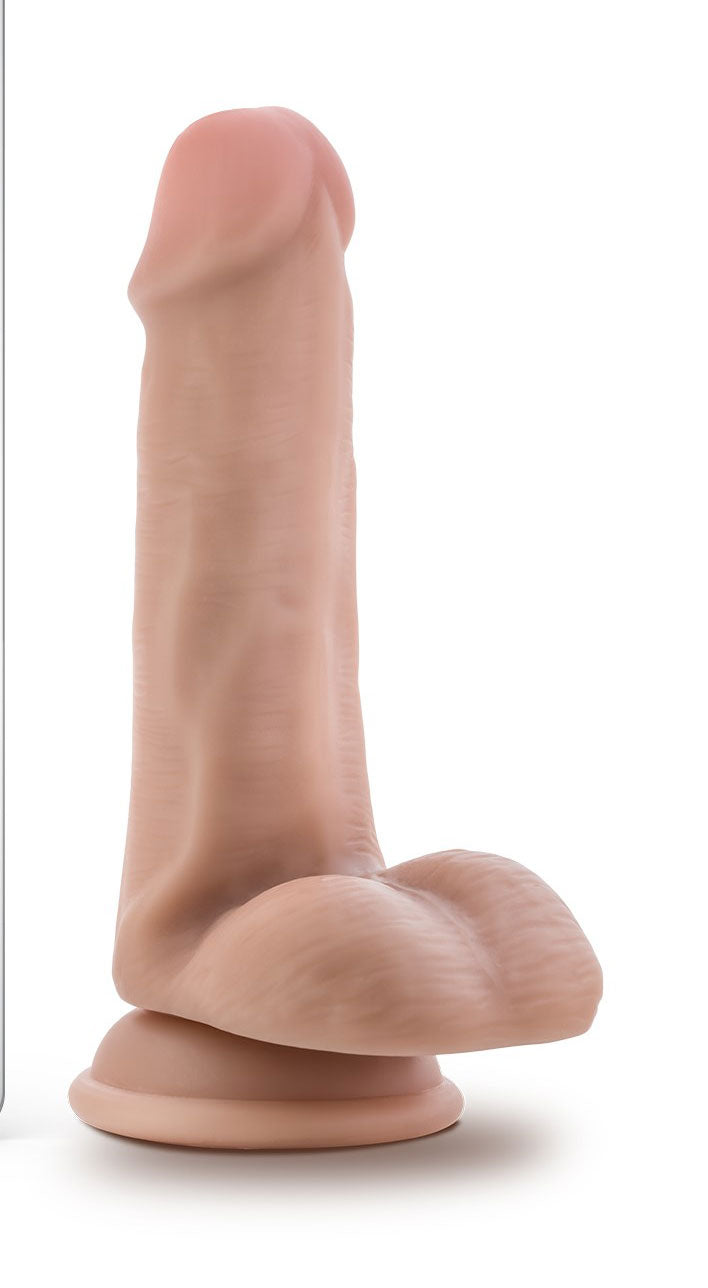 Dr. Skin - Dr. Jeffrey - 6.5 Inch Dildo With Balls - Beige | 819835029298 | Available at EroticWarehouse.com