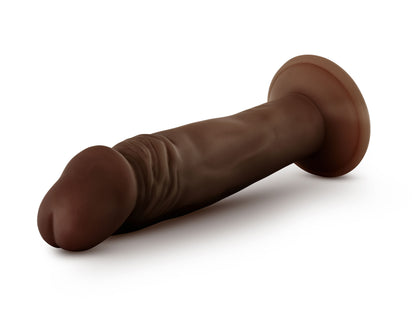 Dr. Skin Plus - 6 Inch Posable Dildo - Chocolate | 819835028437 | Available at EroticWarehouse.com