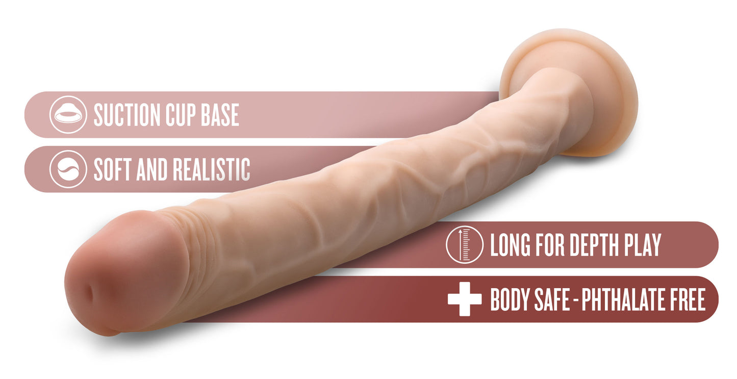 Dr. Skin - 19 Inch Dildo - Beige | 819835029113 | Available at EroticWarehouse.com
