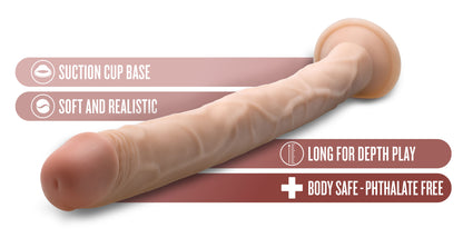 Dr. Skin - 19 Inch Dildo - Beige | 819835029113 | Available at EroticWarehouse.com