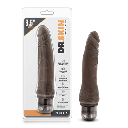 Dr. Skin Vibe 7 - Chocolate | 855215007012 | Available at EroticWarehouse.com