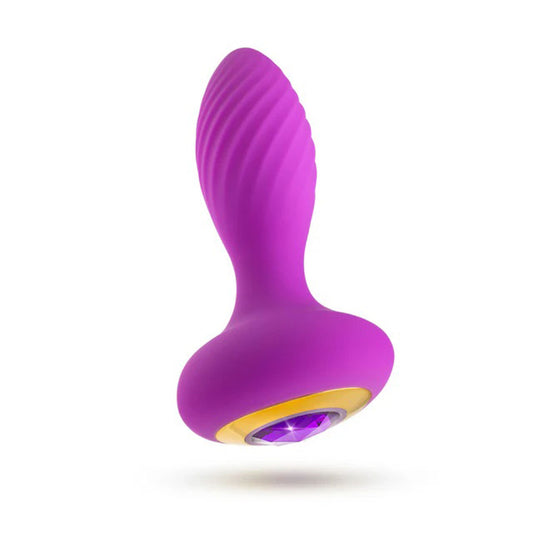 Oh My Gem - Charm Plug - Amethyst - Purple | 810138370544 | Available at EroticWarehouse.com