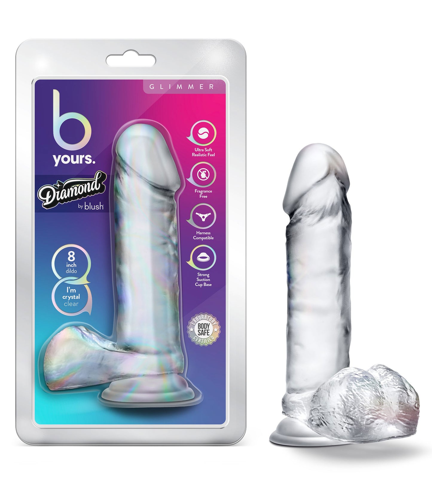B Yours Diamond - Glimmer - Clear | 819835028307 | Available at EroticWarehouse.com