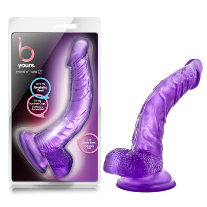 B Yours Sweet n' Hard 7 - Purple | 702730698600 | Available at EroticWarehouse.com
