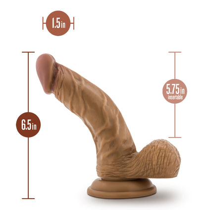 Dr. Skin - Dr. Stephen - 6.5 Inch Dildo With Balls - Tan | 819835029281 | Available at EroticWarehouse.com