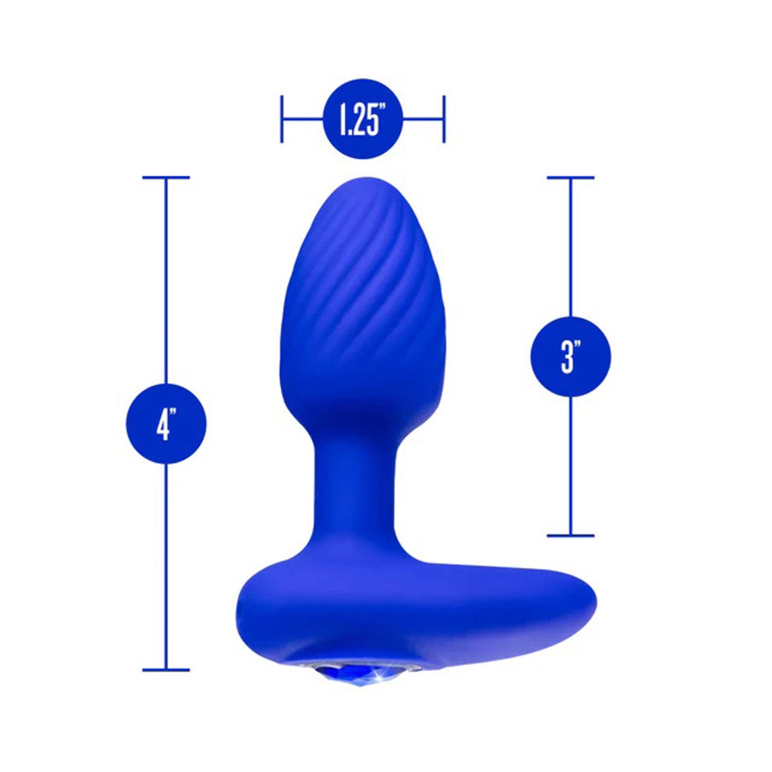 Oh My Gem - Mystery Plug - Sapphire - Blue | 810138370551 | Available at EroticWarehouse.com