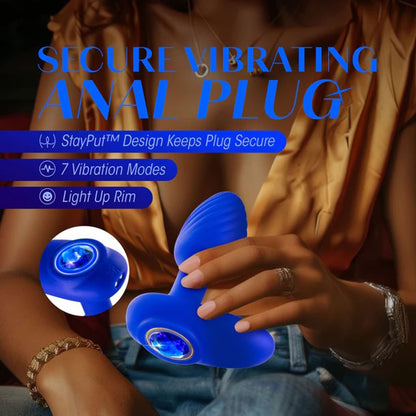 Oh My Gem - Mystery Plug - Sapphire - Blue | 810138370551 | Available at EroticWarehouse.com