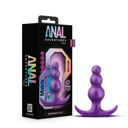 Anal Adventures Matrix - Supernova Plug - Galactic Purple | 819835029731 | Available at EroticWarehouse.com