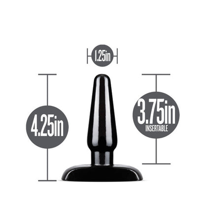 Anal Adventures - Basic Anal Plug - Small - Black | 819835024972 | Available at EroticWarehouse.com