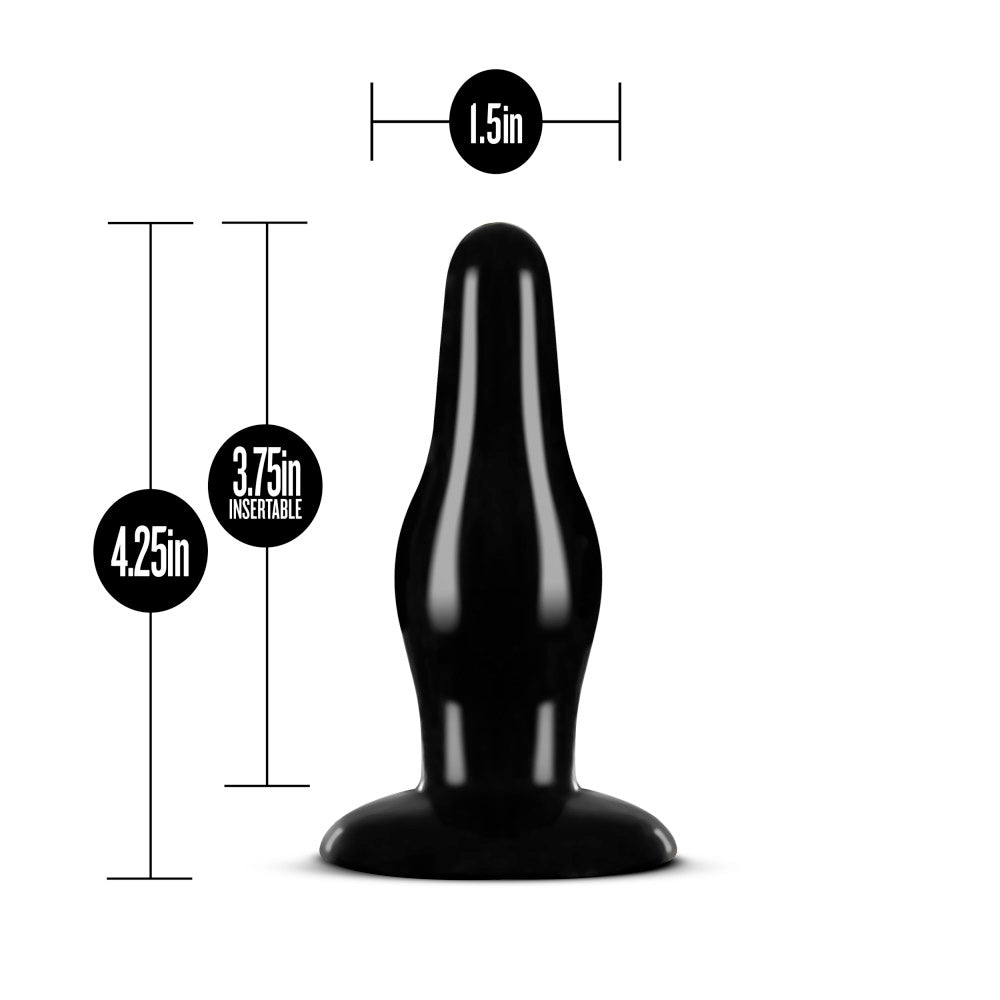 Anal Adventures - Pleasure Plug - Black | 819835025955 | Available at EroticWarehouse.com