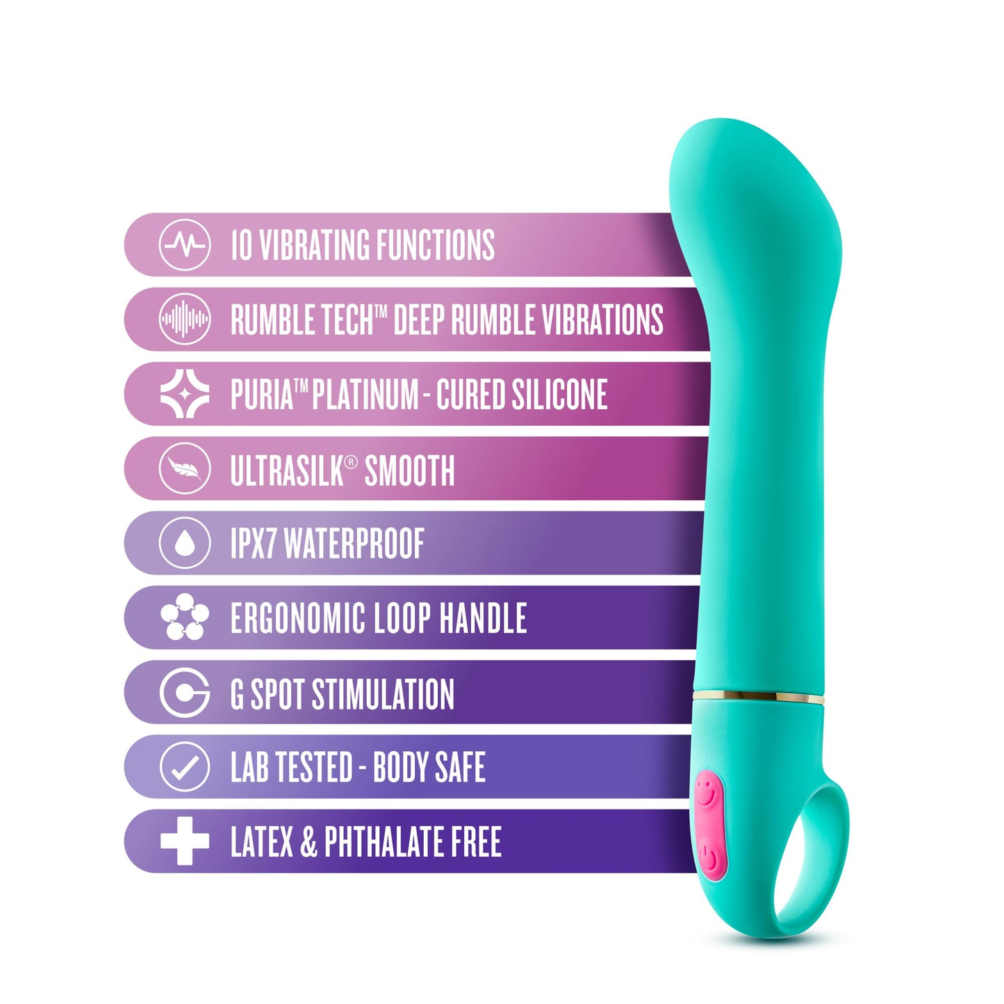 Aria - Flirty Af - Teal | 819835028697 | Available at EroticWarehouse.com