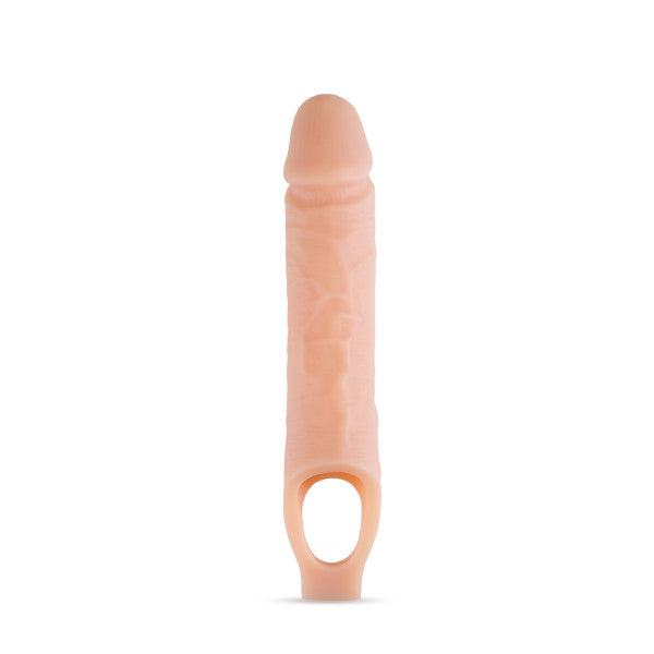 Performance Plus - 10 Inch Silicone Cock Sheath Penis Extender - Vanilla | 853858007932 | Available at EroticWarehouse.com