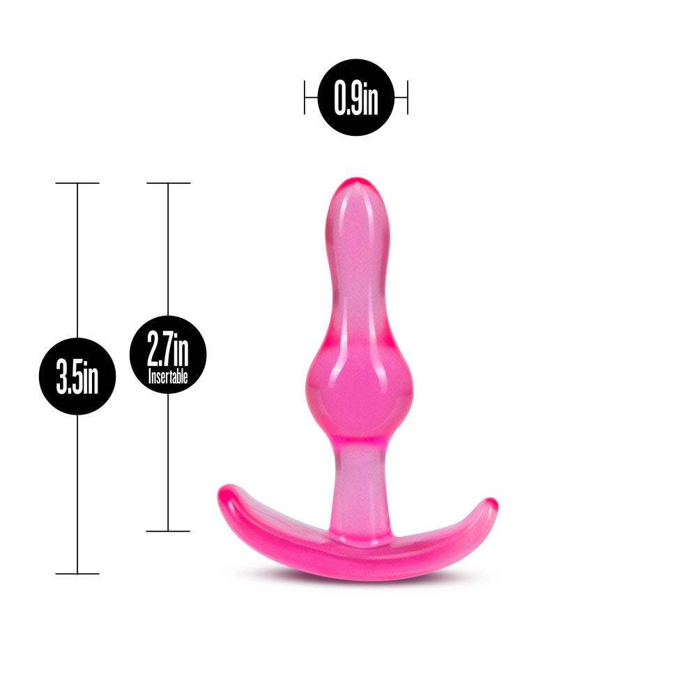 B Yours - Curvy Anal Plug - Pink | 819835026082 | Available at EroticWarehouse.com