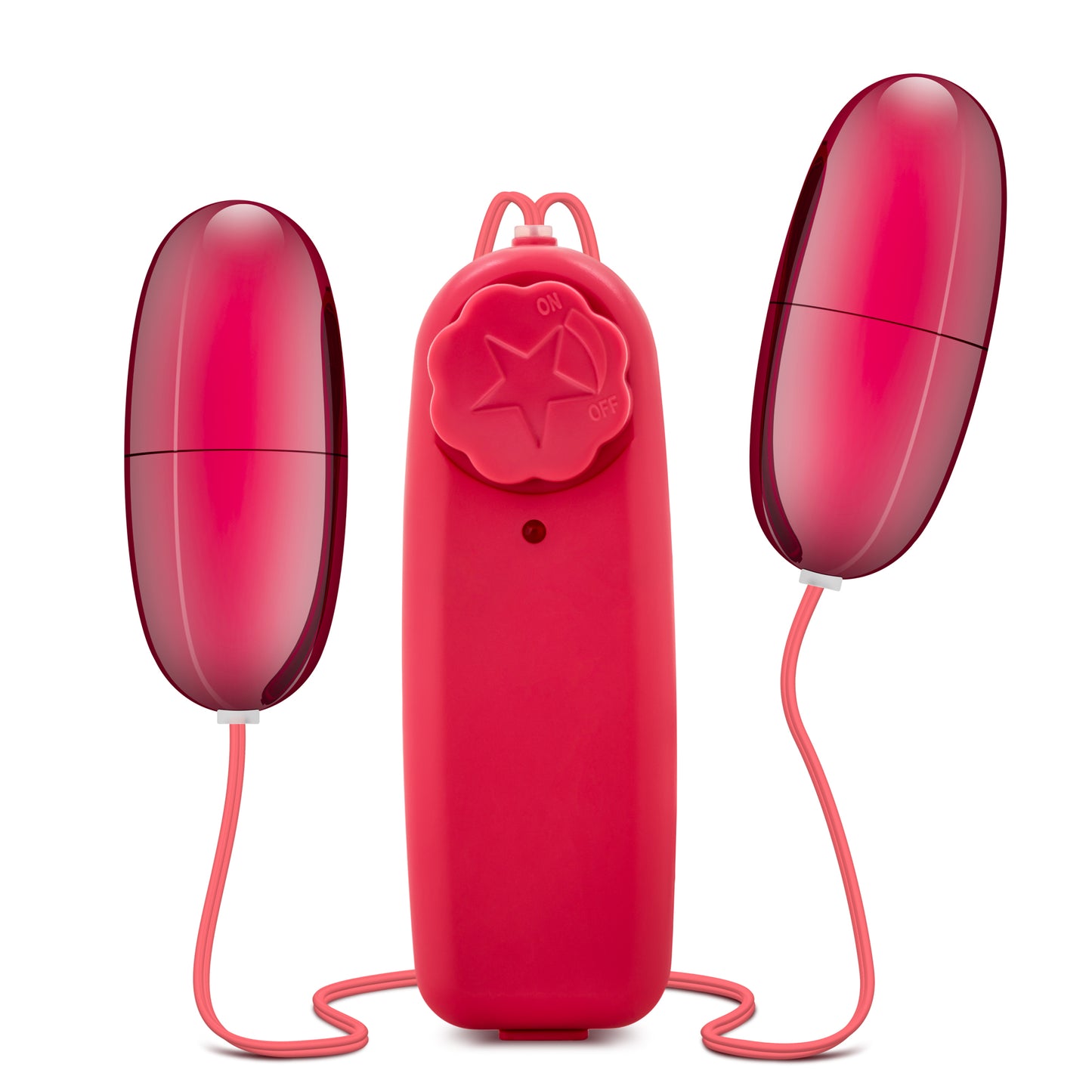 B Yours Double Pop Eggs - Cerise | 049008210691 | Available at EroticWarehouse.com