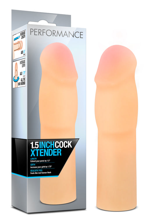 Performance 1.5 Inch Cock Xtender - Beige | 735380262938 | Available at EroticWarehouse.com