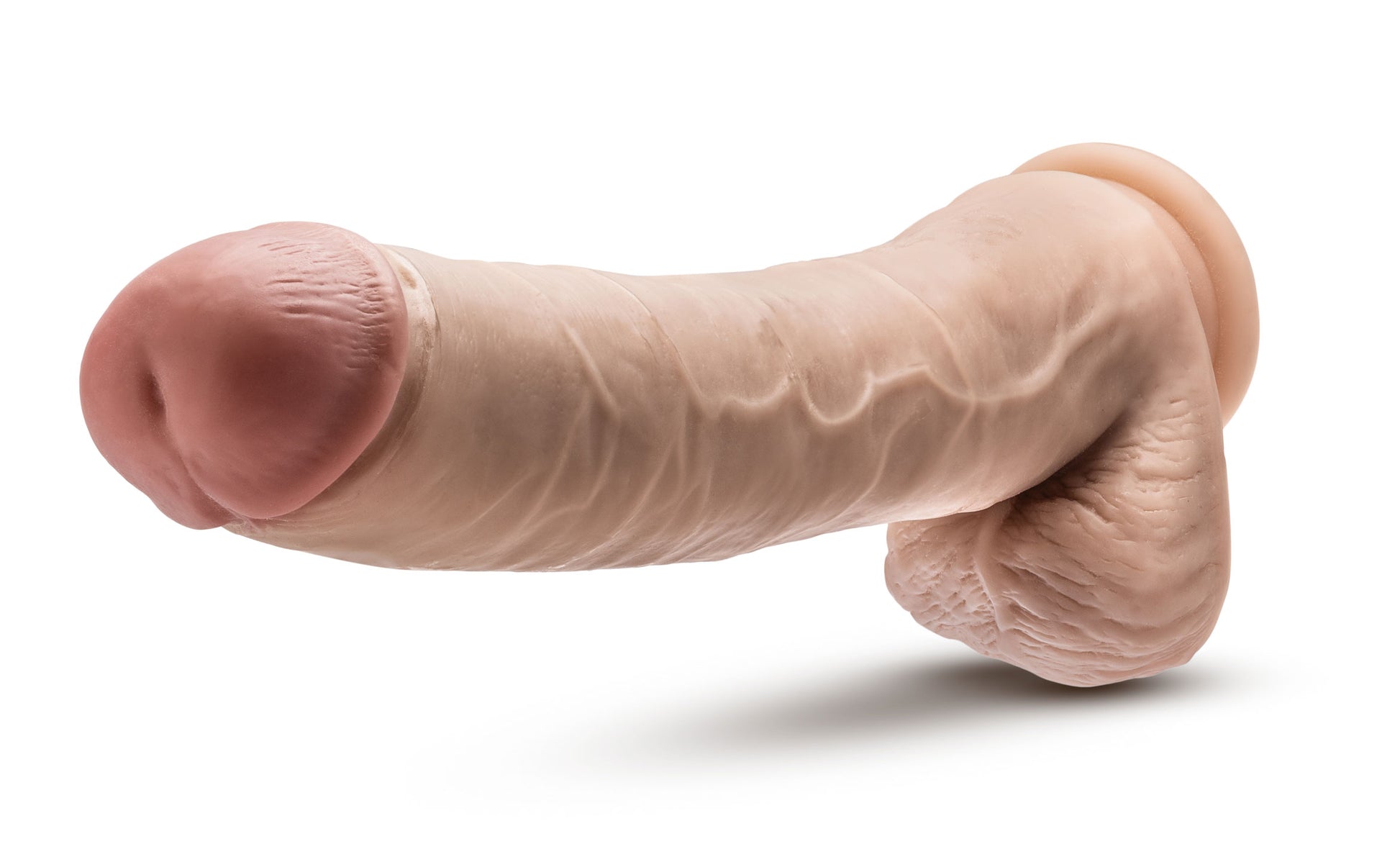 Dr. Skin - Dr. Michael - 14 Inch Dildo With Balls - Beige | 819835029434 | Available at EroticWarehouse.com