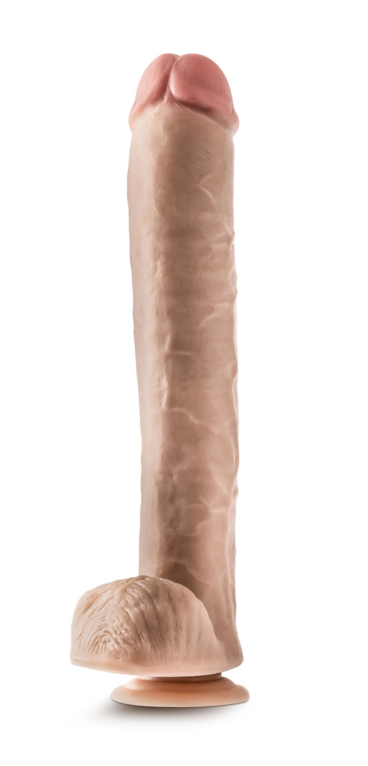 Dr. Skin - Dr. Michael - 14 Inch Dildo With Balls - Beige | 819835029434 | Available at EroticWarehouse.com